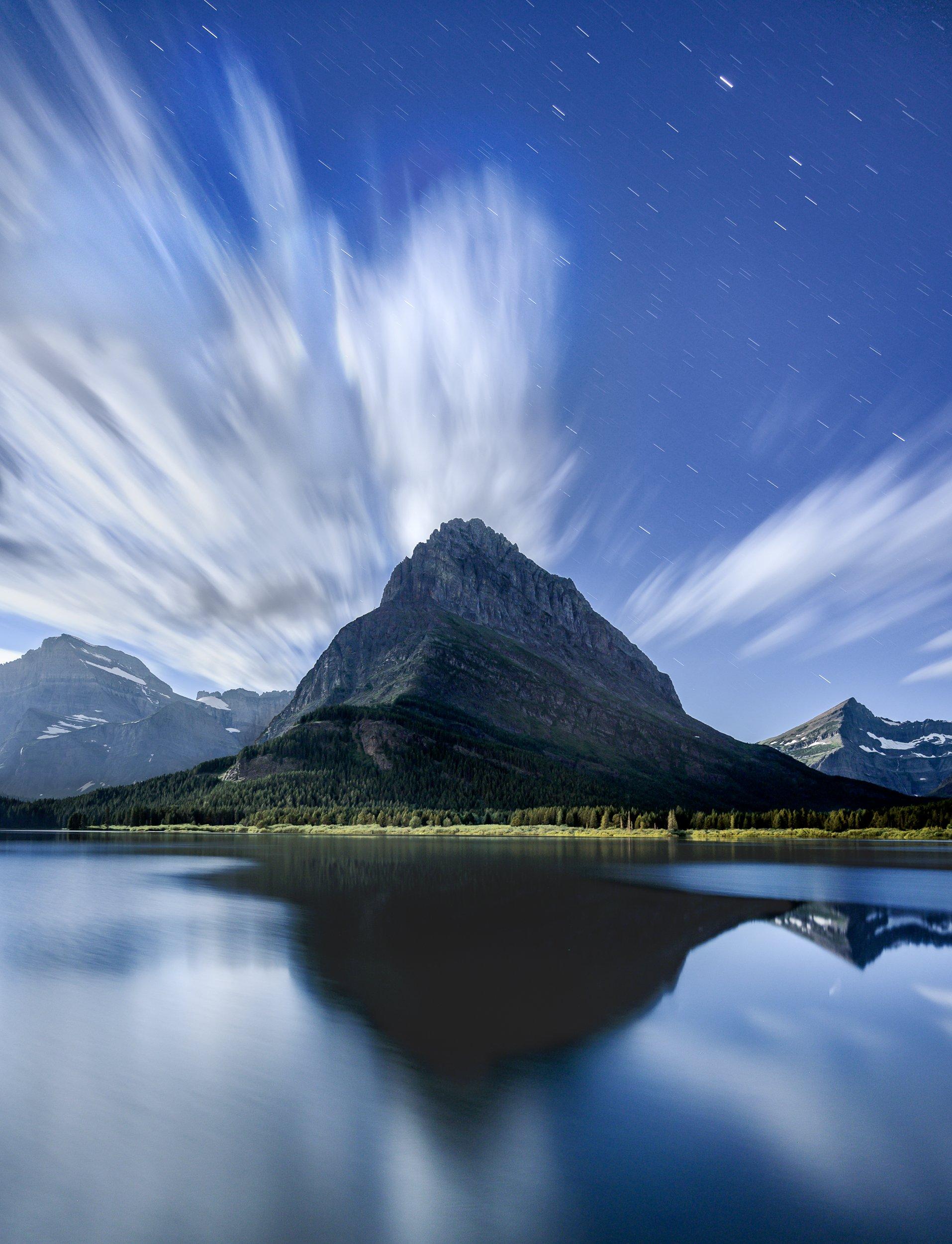 Embracing Clouds in the Night Sky — National Parks at Night