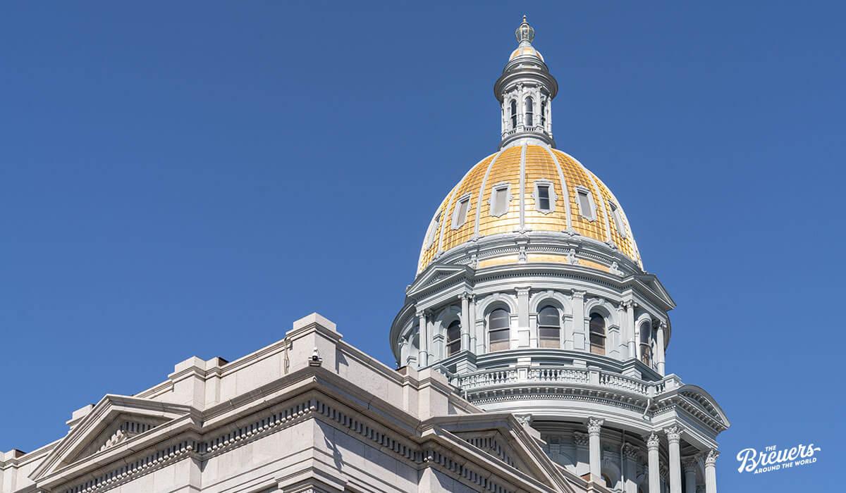 Kuppel des Colorado State Capitol in Denver