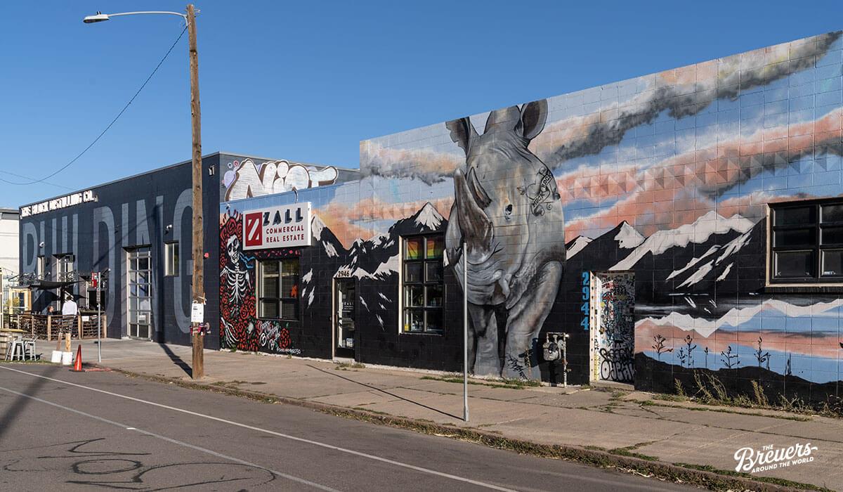 Geschäfte im RiNo Arts District in Denver